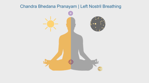 Chandra Bhedana Pranayam | Left Nostril Breathing