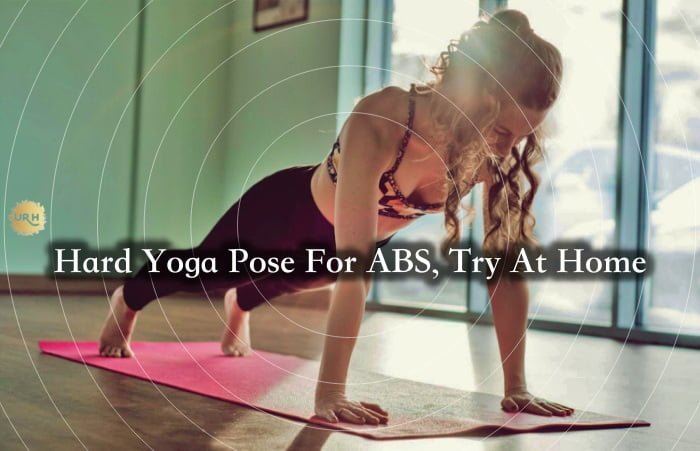 hard yoga pose for abs